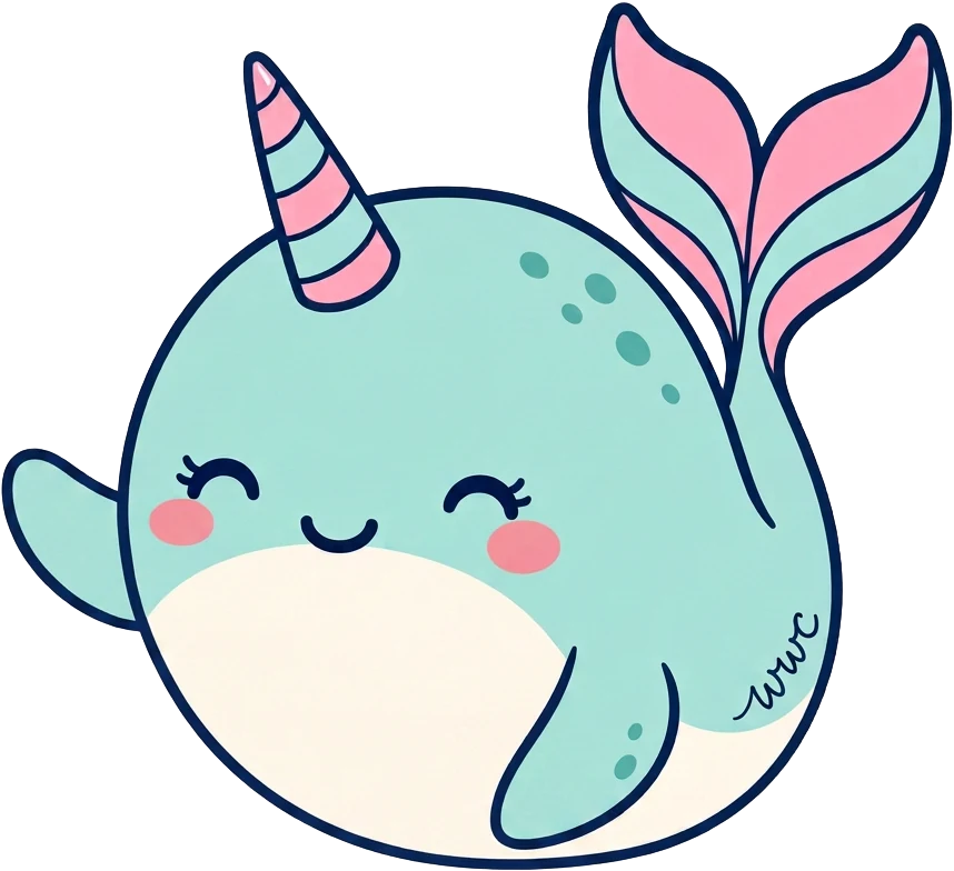 Women Who Compute narwhal mascot